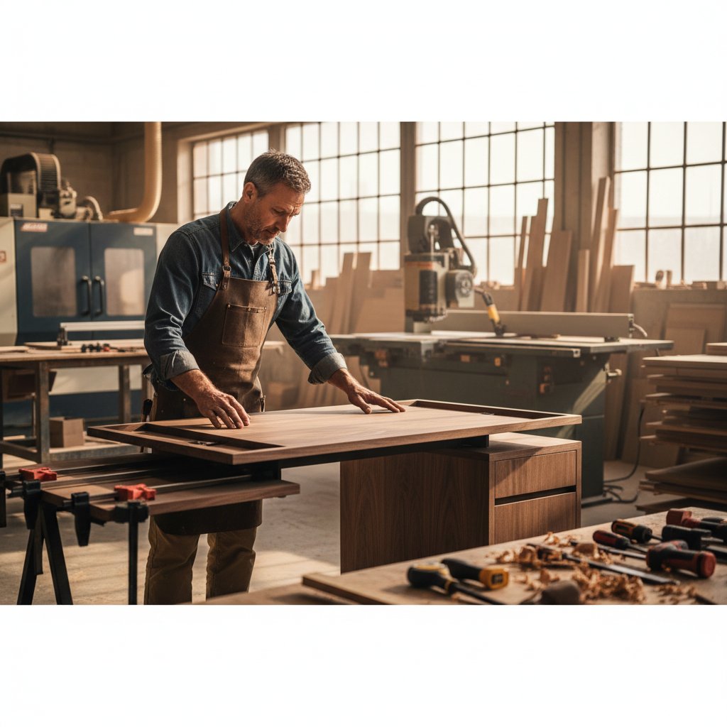 Office desk manufacturing facility